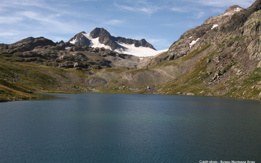 Le pic et le glacier de l&rsquo;Etendard