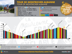 Itinéraires vélo de route Maurienne Tourisme