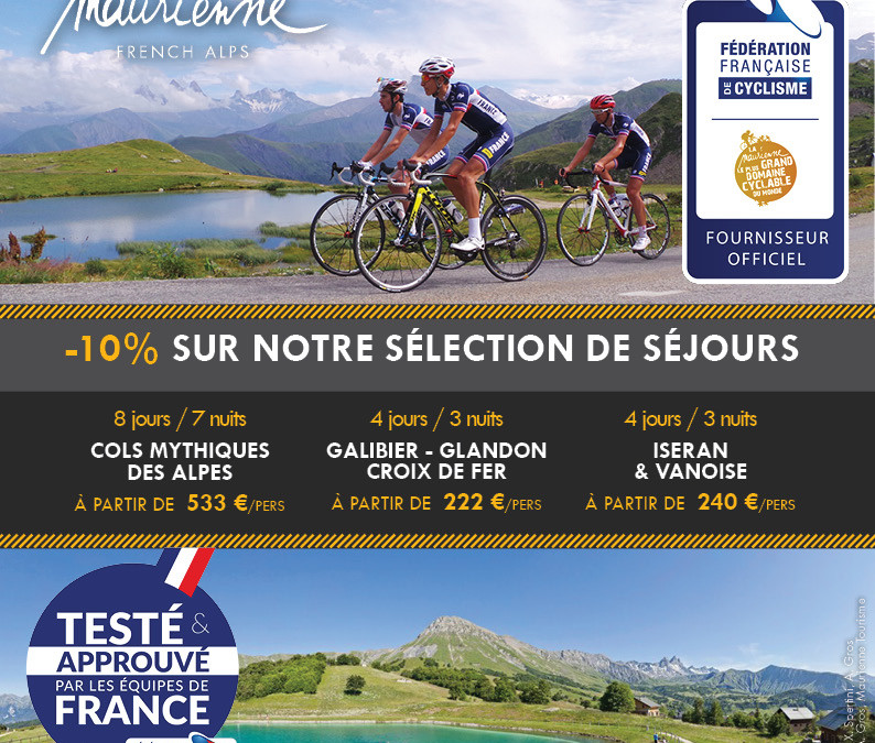 -10% sur nos séjours vélo tout compris