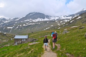 Sur le sentier menant au refuge du fond d'Aussois