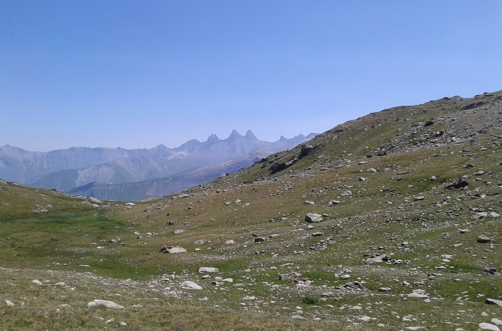 Vue sur les Aiguilles d&rsquo;Arves