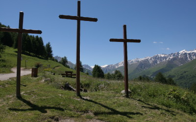 Les trois croix et balcons de Valloire