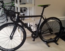 Vélo de compétition en révision