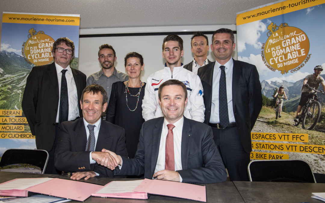 La Maurienne renouvelle son engagement auprès de  la Fédération Française de Cyclisme