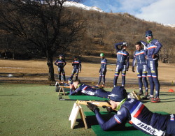 Du biathlon pour le collectif ROUTE