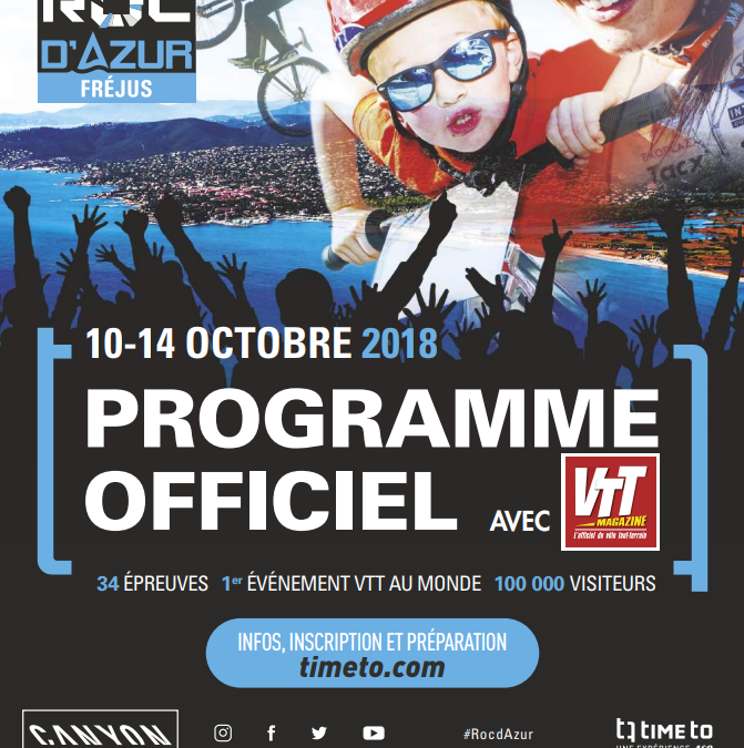 [EVENEMENT] Rendez-vous au Roc d’Azur 2018 !